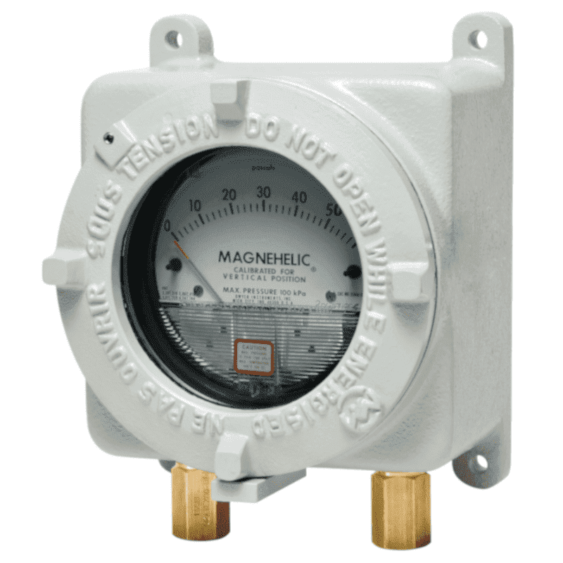 Picture of Dwyer explosion proof differential pressure gauge series AT22000